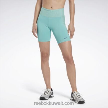 نحيف البط البري شبه الكلاسيكي ليه ميلز طماق قصيرة مضلعة Reebok 0NZ0F681
