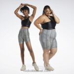 نحيف البيج الحديث شورت كاردي بي ليغينغ بخصر مرتفع Reebok 0NZ0F719 - Image 4