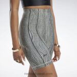 نحيف البيج الحديث شورت كاردي بي ليغينغ بخصر مرتفع Reebok 0NZ0F719 - Image 6