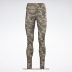نحيف الجيش الأخضر كولون لوكس بطبعة مموهة جريئة Reebok 0NZ0F642 - Image 8