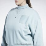 نحيف الرمادي الساحلي كنزة كلاسيك قطن فرنسي تيري (حجم كبير) Reebok 0NZ0F749 - Image 4