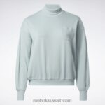 نحيف الرمادي الساحلي كنزة كلاسيك قطن فرنسي تيري (حجم كبير) Reebok 0NZ0F749 - Image 6