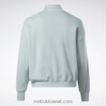 نحيف الرمادي الساحلي كنزة كلاسيك قطن فرنسي تيري (حجم كبير) Reebok 0NZ0F749 - Image 7