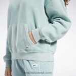 نحيف الرمادي الساحلي هوديي الصوف الطبيعي الكلاسيكي Reebok 0NZ0F639 - Image 6