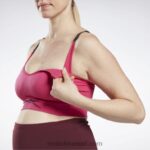 نحيف السعي الوردي حمالة صدر رياضية للتمريض Reebok 0NZ0F890 - Image 4