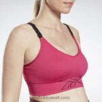 نحيف السعي الوردي حمالة صدر رياضية للتمريض Reebok 0NZ0F890 - Image 5