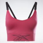 نحيف السعي الوردي حمالة صدر رياضية للتمريض Reebok 0NZ0F890 - Image 6