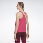 نحيف السعي الوردي متحد مع أعلى خزان اللياقة البدنية مثقبة Reebok 0NZ0F988 - Image 3