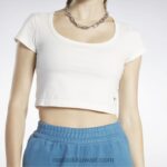 نحيف الطباشير تي شيرت جيرسيه قصير كلاسيكي Reebok 0NZ0F860 - Image 6