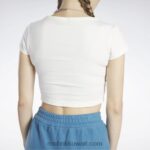 نحيف الطباشير تي شيرت جيرسيه قصير كلاسيكي Reebok 0NZ0F860 - Image 7