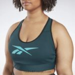 نحيف الغابة الخضراء حمالة صدر رياضية متسابق ناقلات لوكس (حجم كبير) Reebok 0NZ0F663 - Image 4