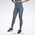 نحيف الغابة الخضراء لوكس 2.0 طماق سفاري البقع الحديثة Reebok 0NZ0F620