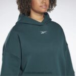 نحيف الغابة الخضراء هودي كبير الحجم معاد تدويره في الاستوديو (حجم كبير) Reebok 0NZ0F586 - Image 5