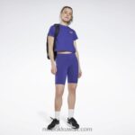 نحيف جريئة الأرجواني أساسيات التدريب تي شيرت برسومات Reebok 0NZ0F555 - Image 2