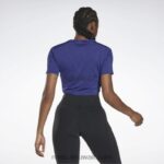 نحيف جريئة الأرجواني تيشيرت لي ميلز أكتيفشيل Reebok 0NZ0F879 - Image 3