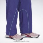 نحيف جريئة الأرجواني سروال منسوج ليه ميلز Reebok 0NZ0F448 - Image 5