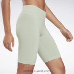 نحيف حكيم خفيف شورت مجسم بشعار الماركة Reebok 0NZ0F976 - Image 5