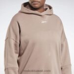 نحيف رمادي داكن هودي كبير الحجم معاد تدويره في الاستوديو (حجم كبير) Reebok 0NZ0F577 - Image 4