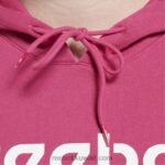 نحيف شبه وردي فخور سويت شيرت صوف بشعار الماركة كبير Reebok 0NZ0F582 - Image 4