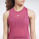 نحيف شبه وردي فخور قمة خزان الإرهاق Reebok 0NZ0F714 - Image 4