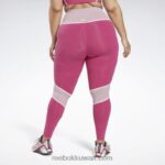 نحيف شبه وردي فخور كولون لوكس بخصر مرتفع (قياس كبير) Reebok 0NZ0F651 - Image 3