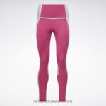 نحيف شبه وردي فخور لوكس كولون بلوك بخصر مرتفع Reebok 0NZ0F385 - Image 7
