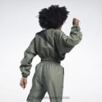 نحيف صياد الأخضر سترة كاردي ب الساتان المنسوجة Reebok 0NZ0F940 - Image 3