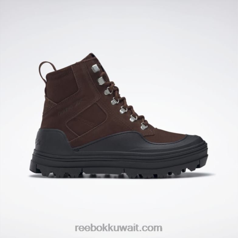 نحيف فرشاة بني / لب أسود danielle guizio club c حذاء متوسط ​​الحجم بثقب Reebok 0NZ0F226 - Image 1