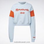 نحيف فريش بلو f17-r فيكتوريا بيكهام سويت شيرت برسومات Reebok 0NZ0F543 - Image 6