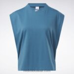 نحيف فولاذي أزرق s23-r أعلى خزان العضلات جيرسي الكلاسيكية Reebok 0NZ0F858 - Image 7