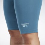 نحيف فولاذي أزرق s23-r شورت مجسم بشعار الماركة (مقاس كبير) Reebok 0NZ0F697 - Image 4