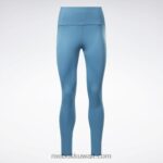 نحيف فولاذي أزرق s23-r لوكس أداء طماق الشاهقة Reebok 0NZ0F590 - Image 6