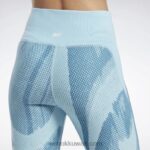 نحيف فولاذي أزرق s23-r لوكس أداء طماق Reebok 0NZ0F395 - Image 4
