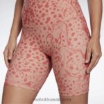 نحيف كانيون كورال شورت لوكس عصري بخصر مرتفع بطبعة سفاري Reebok 0NZ0F736 - Image 5
