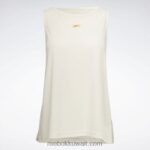نحيف كلاسيكي أبيض أعلى خزان الأمومة Reebok 0NZ0F897 - Image 6