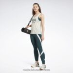 نحيف كلاسيكي أبيض أعلى خزان الرسومات الجاهزة للتمرين Reebok 0NZ0F558 - Image 2