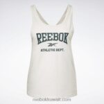 نحيف كلاسيكي أبيض أعلى خزان الرسومات الجاهزة للتمرين Reebok 0NZ0F558 - Image 6