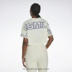 نحيف كلاسيكي أبيض قميص ليه ميلز كروجر Reebok 0NZ0F717 - Image 3