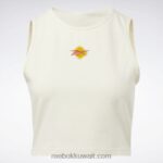 نحيف كلاسيكي أبيض كلاسيكيات الرسم دبابة أعلى Reebok 0NZ0F672 - Image 8