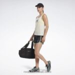 نحيف كلاسيكي أبيض ليه ميلز سوبريميوم بغطاء علوي للدبابات Reebok 0NZ0F792 - Image 2