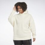 نحيف كلاسيكي أبيض هودي كبير الحجم معاد تدويره في الاستوديو (حجم كبير) Reebok 0NZ0F828