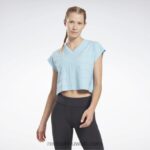 نحيف لؤلؤة زرقاء تي شيرت مثقوب Reebok 0NZ0F895