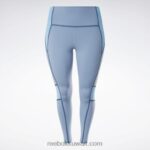 نحيف لائحة زرقاء كولون لوكس بخصر مرتفع (قياس كبير) Reebok 0NZ0F872 - Image 6