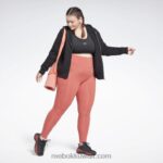 نحيف مادة شفافة كولون لوكس عالي الخصر (حجم كبير) Reebok 0NZ0F849 - Image 2