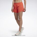 نحيف مضيئة شبه برتقالية شورتات الركض Reebok 0NZ0F554