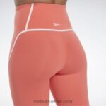 نحيف مضيئة شبه برتقالية لوكس كولون بلوك بخصر مرتفع Reebok 0NZ0F347 - Image 5