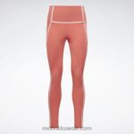 نحيف مضيئة شبه برتقالية لوكس كولون بلوك بخصر مرتفع Reebok 0NZ0F347 - Image 7