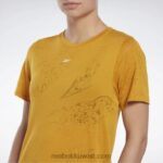 نحيف مغرة مشرقة تي شيرت الإرهاق Reebok 0NZ0F691 - Image 4