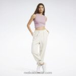 نحيف منقوع أرجواني تانك توب قصير مضلع كلاسيكي Reebok 0NZ0F560 - Image 4