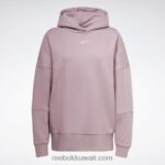 نحيف منقوع أرجواني لوكس هوديي كبير الحجم Reebok 0NZ0F427 - Image 7
